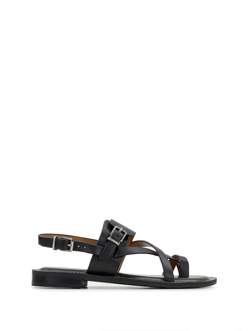 Patricia Nash Fidella Sandals Vegetable Tanned Leather - Black Size 8